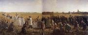 Jules Breton La Benediction des bles en Artois USA oil painting artist